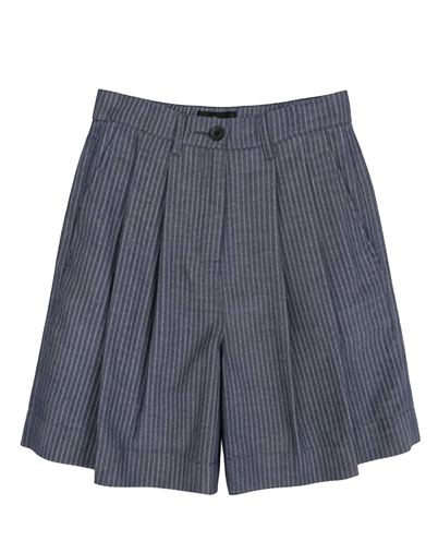 Withblack - WBLWillow Blue Long Bermuda Shorts - Navy Stripe